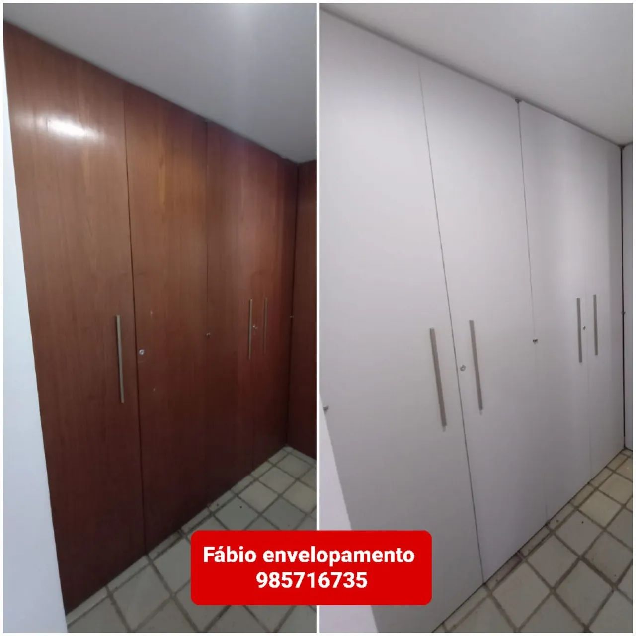 Envelopamento de guarda roupa e móveis  - Foto 4