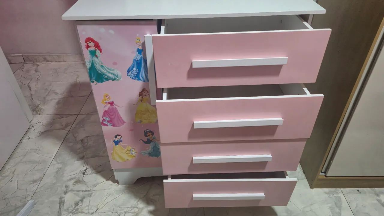 Gaveteiro Princesas - Foto 2