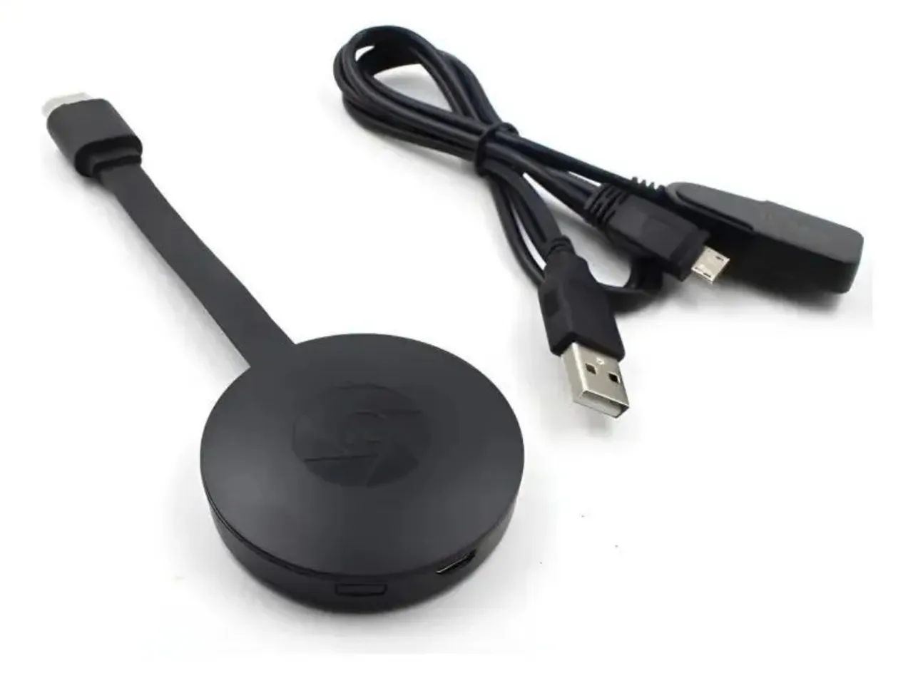 Dispositivo Chromecast HDMI para espelhamento de tela