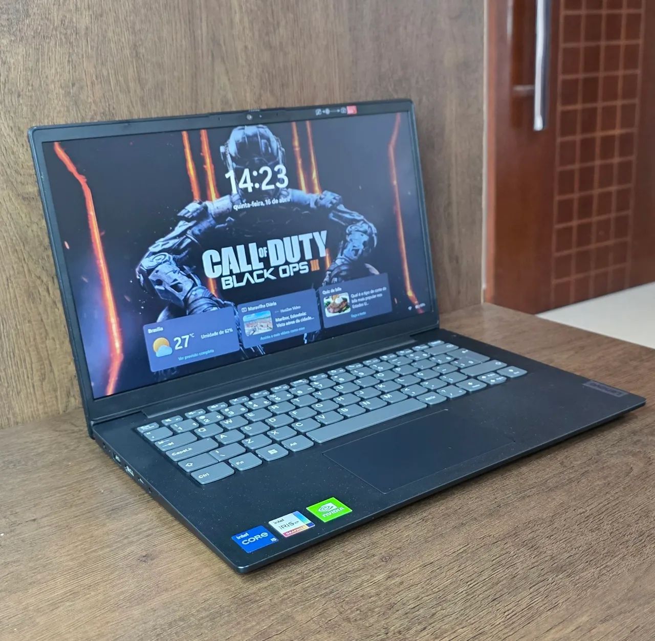 Notebook Lenovo V14 IPS, NF,Ac Cart,i5 11°+GeForceMX350,16GB,SSDNvme256GB+HD 1TB,Wi-Fi5G - Foto 6
