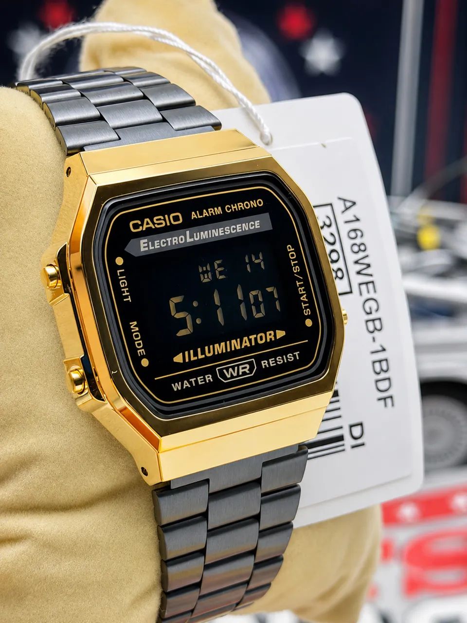 Rel ógio Casio A168WEGB Novo  - Foto 2