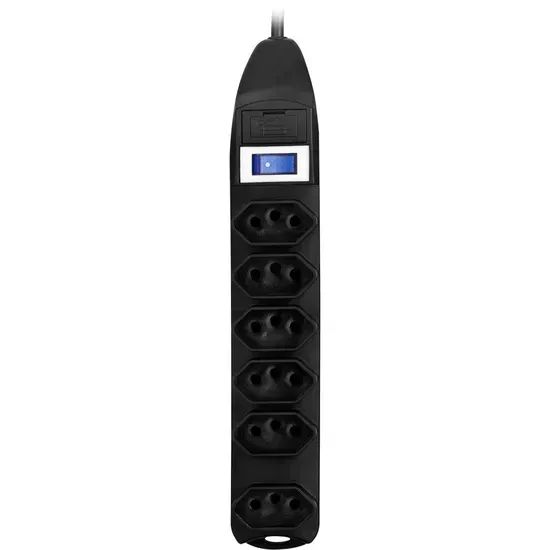 Filtro de Linha 6 Tomadas Fortrek - Foto 3