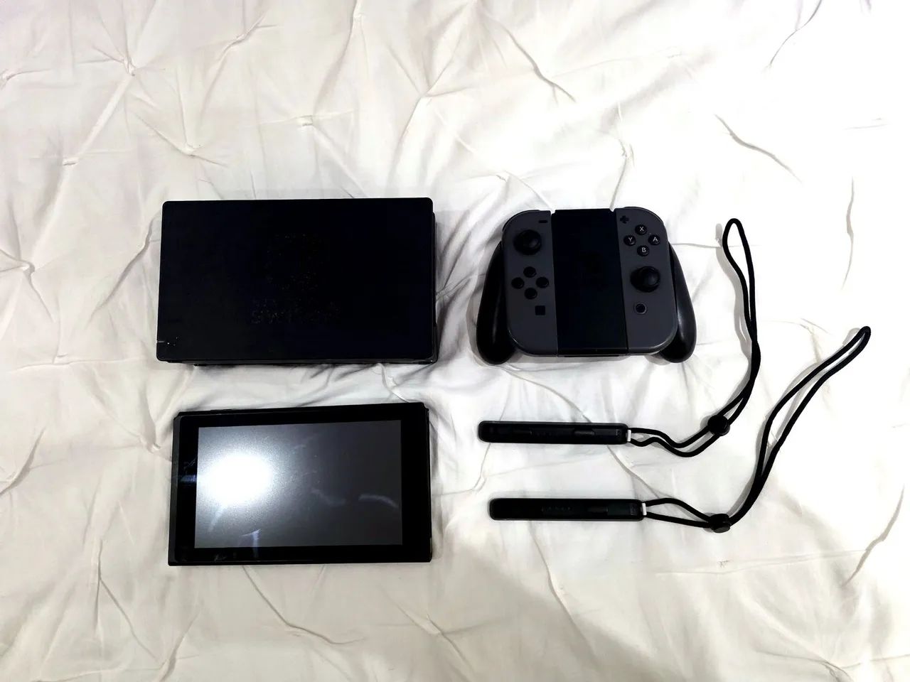 Nintendo Switch Original V2 (Cinza) | Completo c/ Dock e 2 Joy-Con - Foto 5