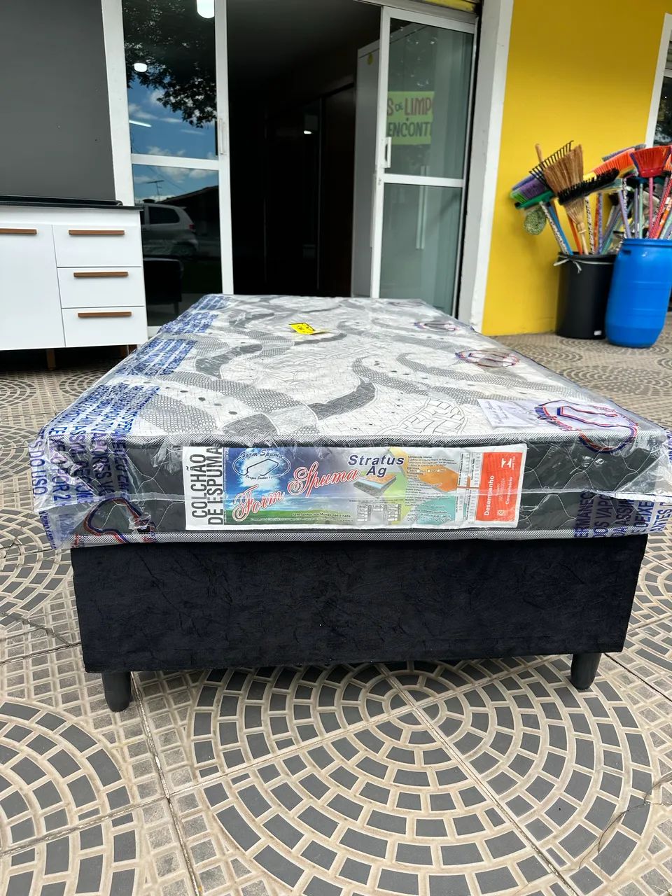 Cama de solteiro com colchão estilo box  - Foto 2
