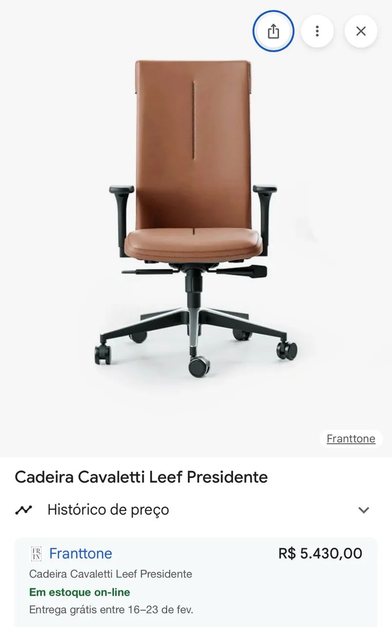 Cadeira Leef Cavaletti  - Foto 3
