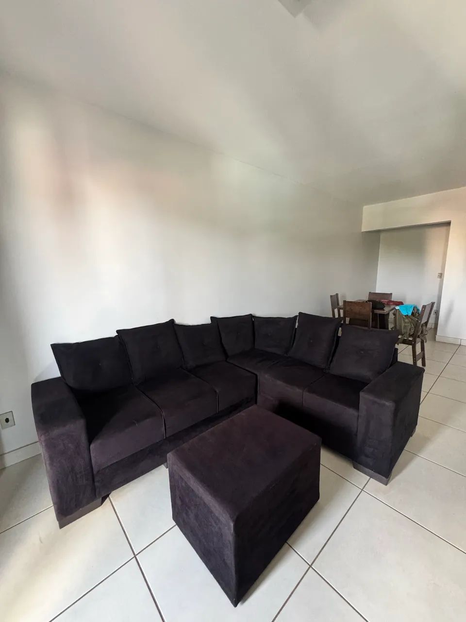 VENDO SOFÁ EM L USADO  - Foto 3