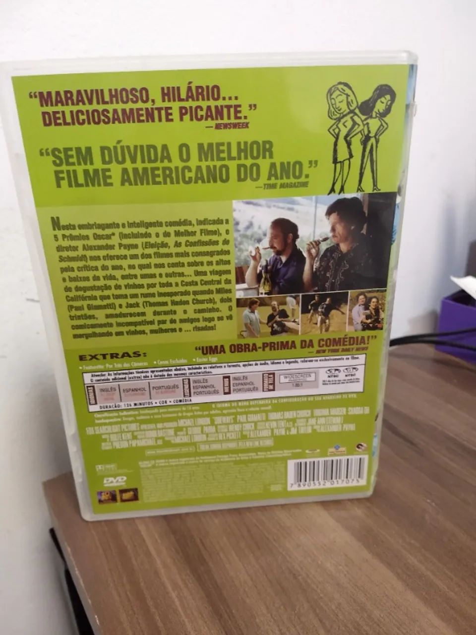 DVD Filme Side Ways - Entre umas e Outras - Foto 2