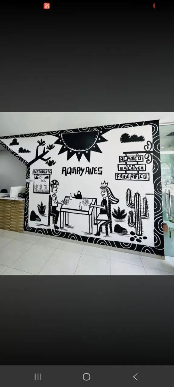 Desenho na parede  - Foto 3