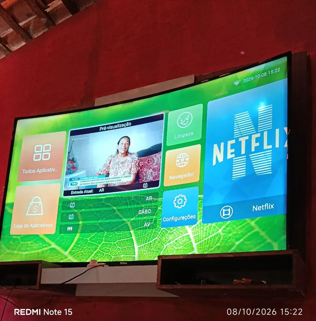 Tv smart 65 polegadas 4k linhas fininhas  - Foto 4
