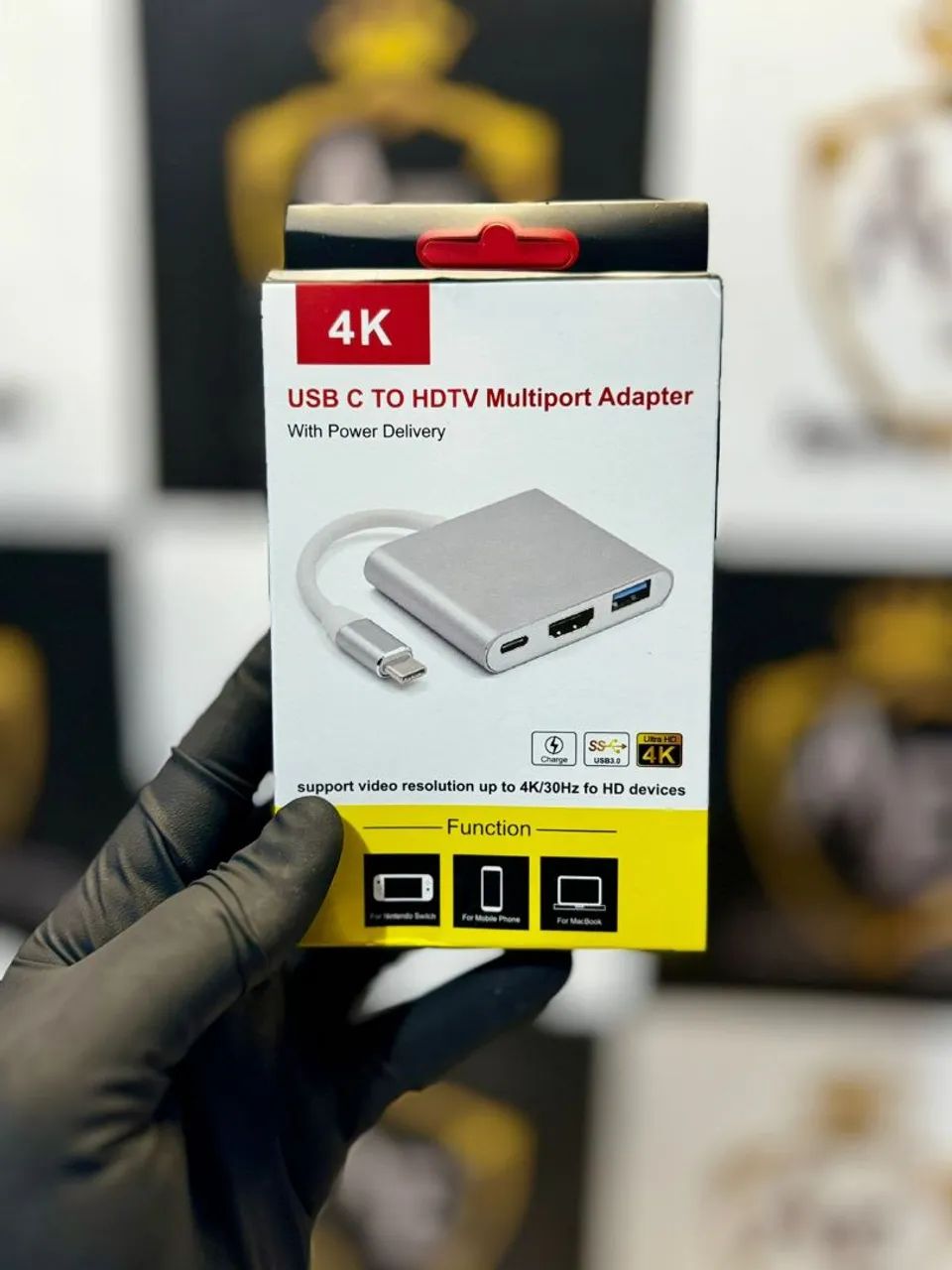Adaptador OTG tipo C com HDMI - Foto 4