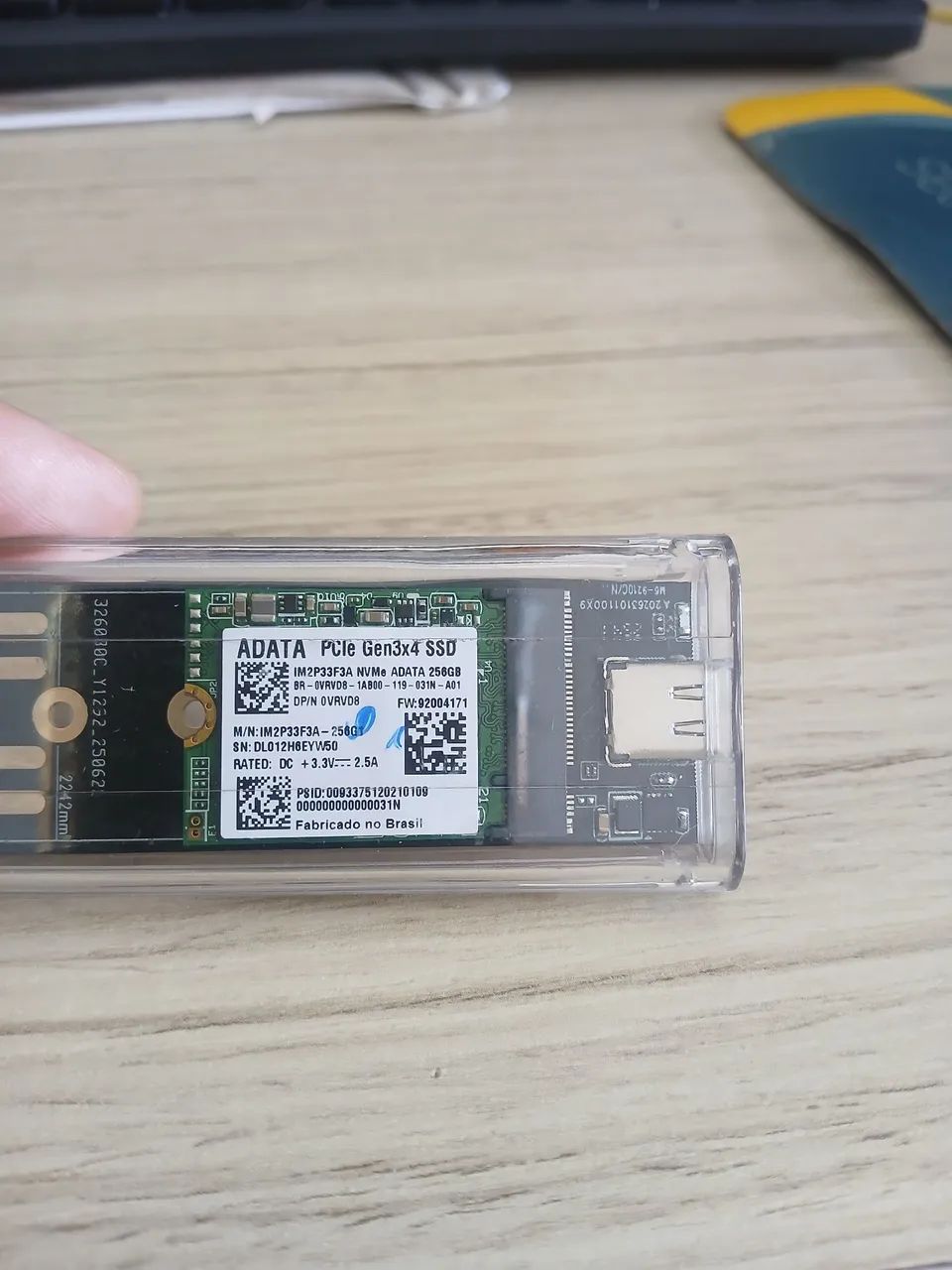 Ssd nvme adata 256 gb pcie - Foto 3