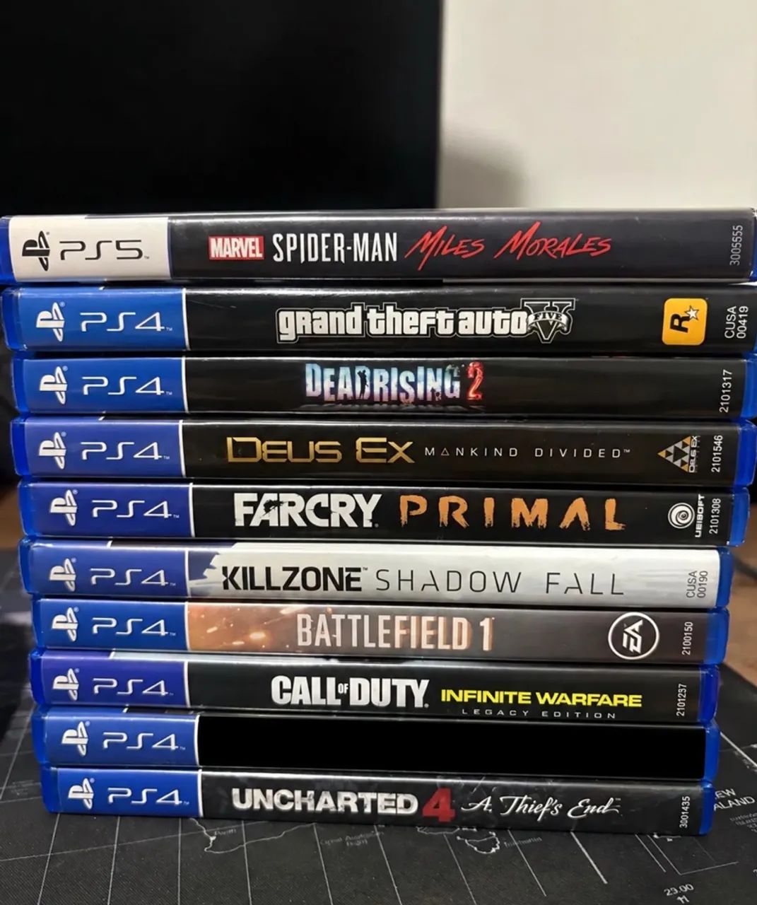 Lote 9 jogos ps4 e ps5