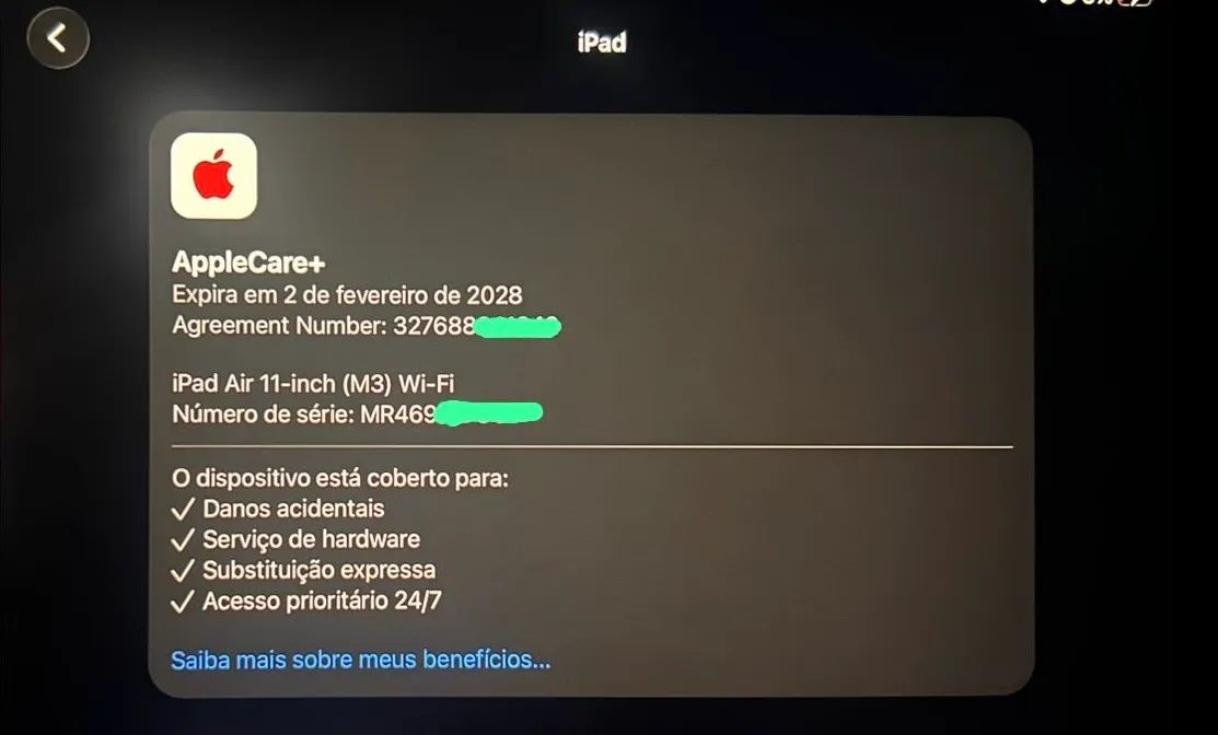 iPad Air M3 | Garantia Apple até 2028 | 256gb | Nota Fiscal - Foto 3