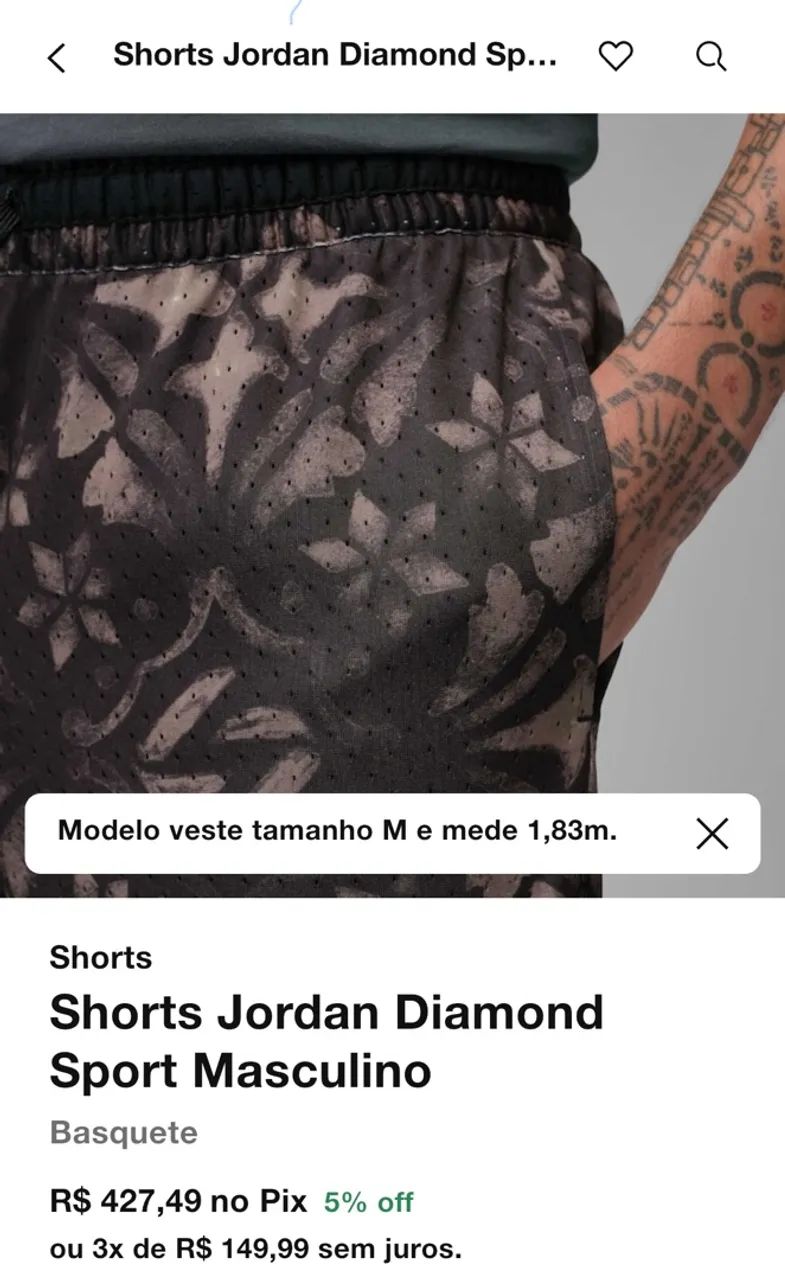 Short jordan raro original  - Foto 3