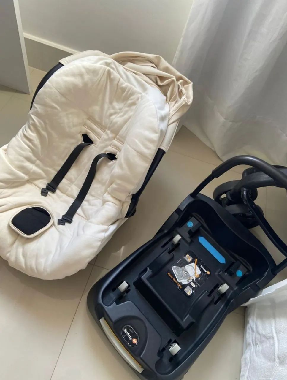 Vendo carrinho de bebê de RN até 2, 3 anos e cadeira para carro - Foto 3