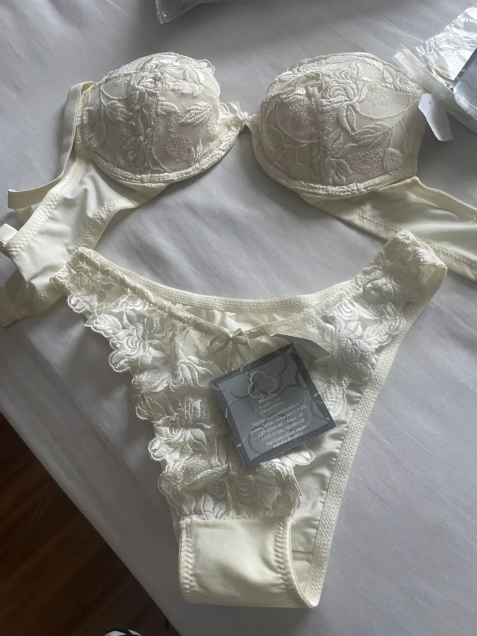 Conjunto calcinha e sutiã 