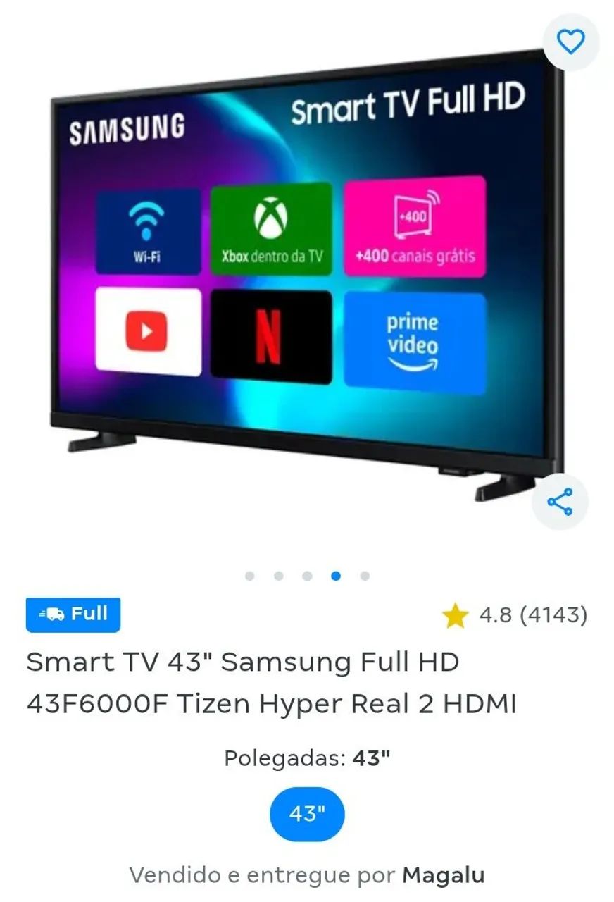 TV Samsung 43 Full HD - Foto 3