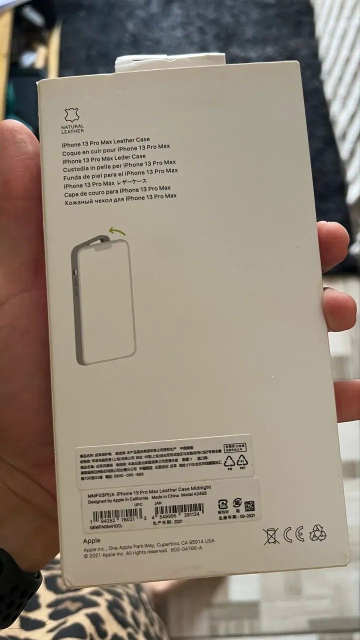 CAPA ORIGINAL APPLE DE COURO 13 PRO MAX - Foto 3