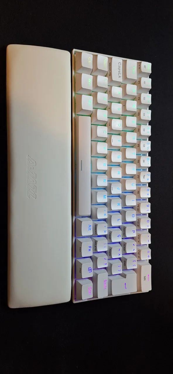 Teclado Redragon Draconic Switch Brown + Apoio de pulso AJazz Branco  - Foto 2