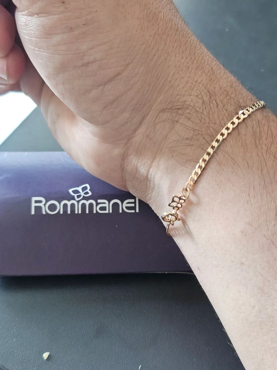 Pulseira masculina Romanel 19cm - Foto 2