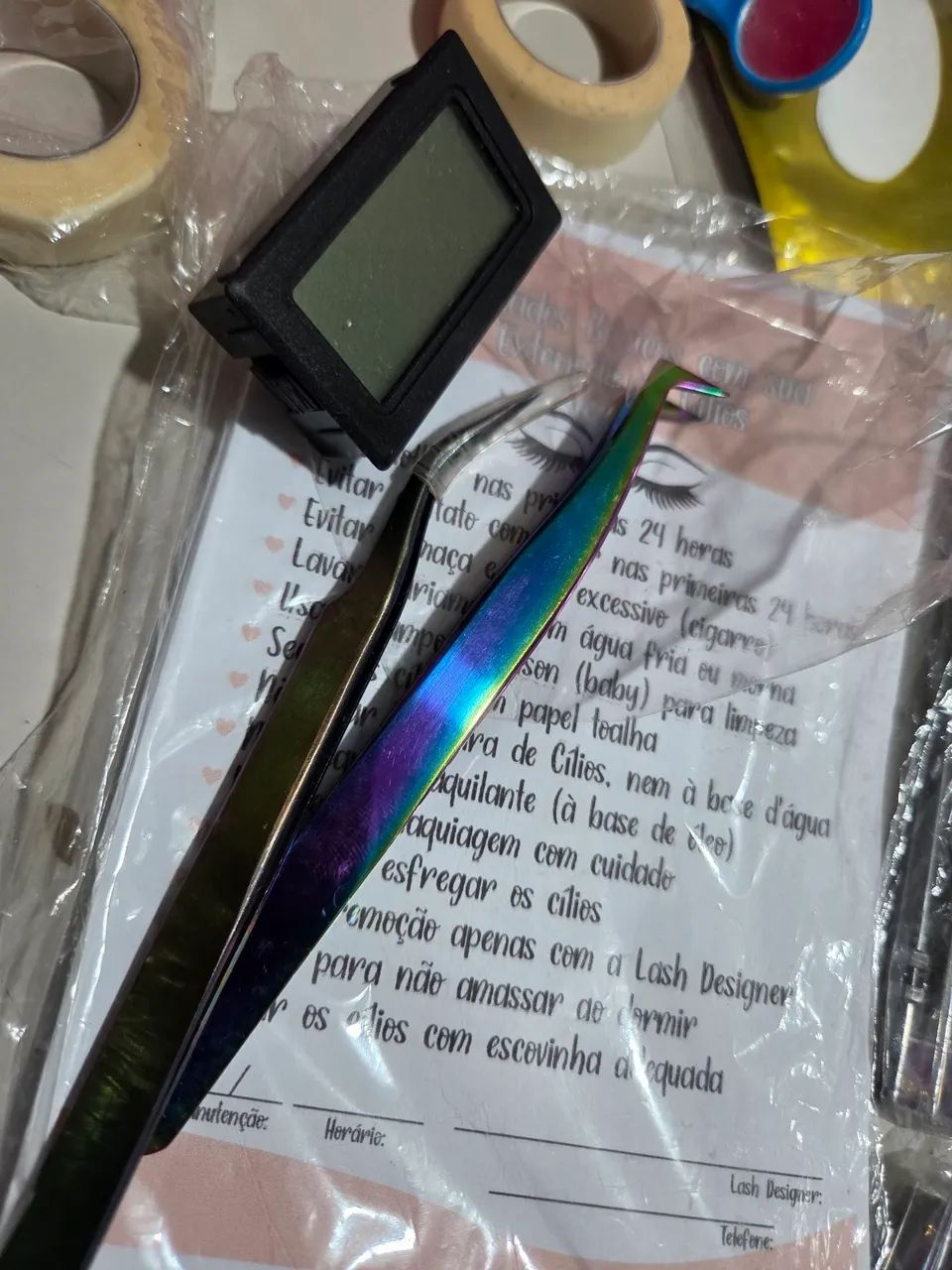 KIT PARA ALONGAMENTO CÍLIOS  - Foto 3