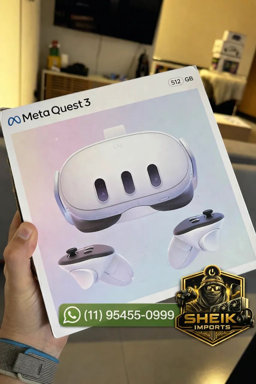 Oculus Meta Quest 3 512gb Novo Lacrado - Consoles de Vídeo Game