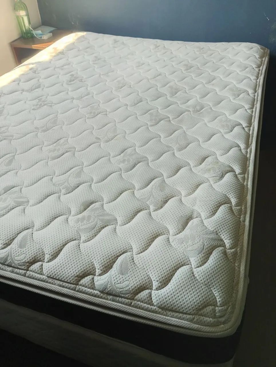 CAMA BOX + COLCHÃO DE MOLAS ENSACADAS CASTOR  - Foto 3