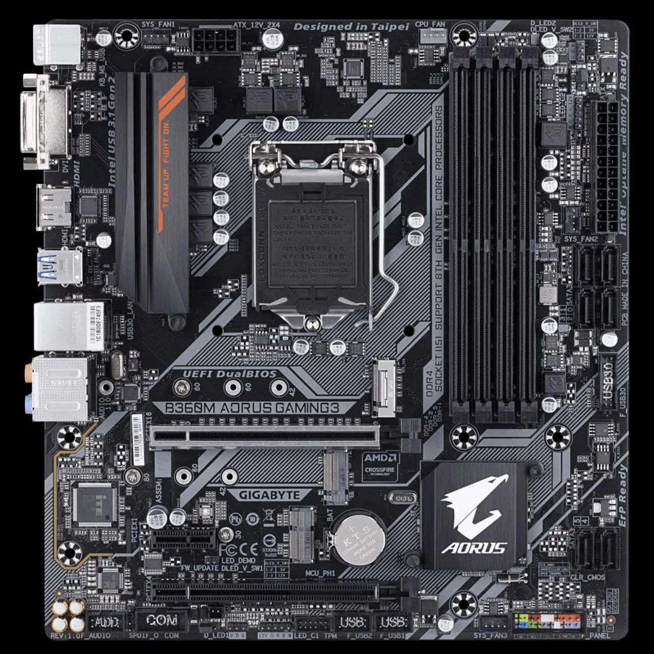 Placa-mãe Gigabyte B360M AORUS Gaming 3