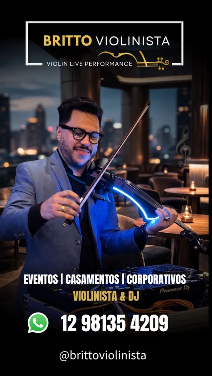 Violinista e DJ para Casamentos e Eventos