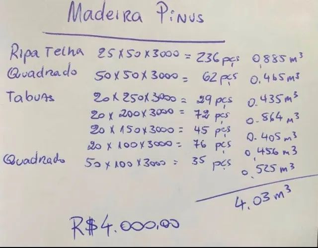 Madeira de Pinus - Foto 2