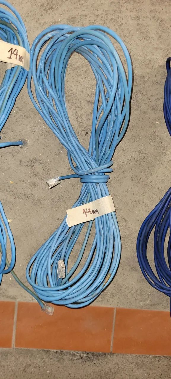 CABOS DE REDE PARA INTERNET CAT5E CRIMPADOS  - Foto 3