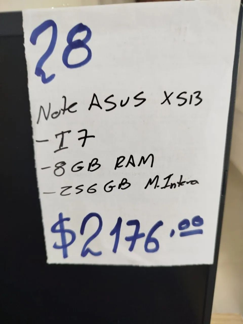 NOTE ASUS I7