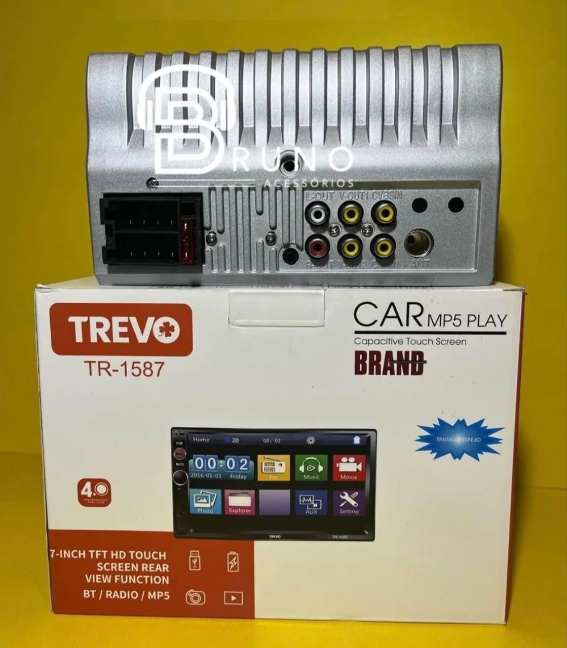 Central Multimídia mp5 Bluetooth 7 polegadas  - Foto 3
