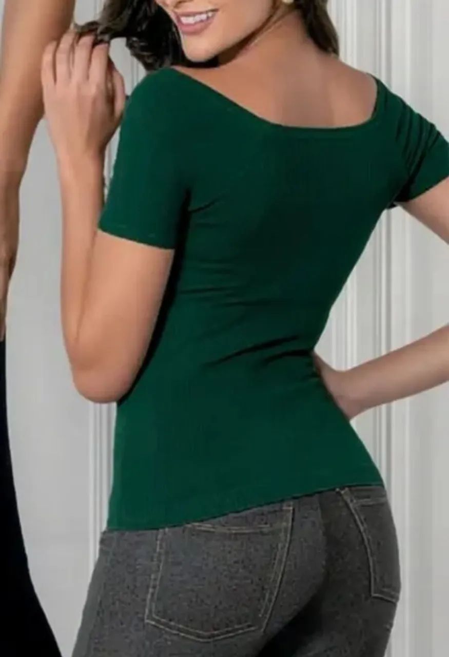 Blusa ombro a ombro - Foto 2