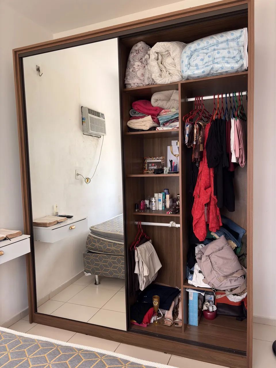 Guarda-Roupa de Casal com Espelho - Foto 3