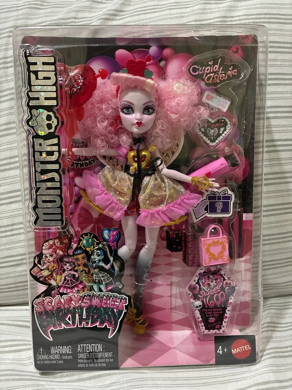 Boneca Monster High Cupido Asteria g3 básica - Lacrada