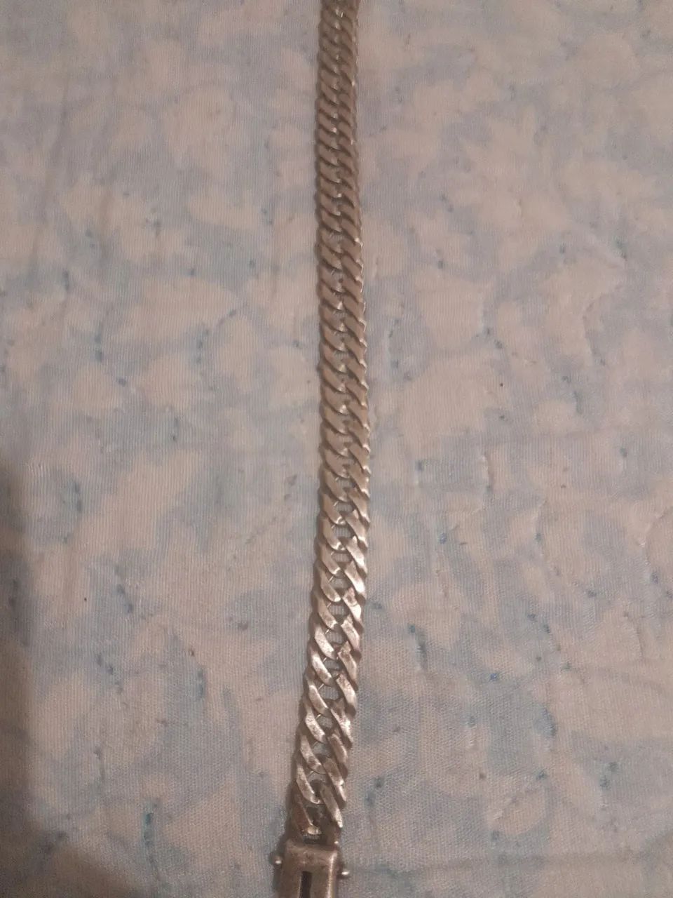 Pulseira de prata 925 escama de peixe 