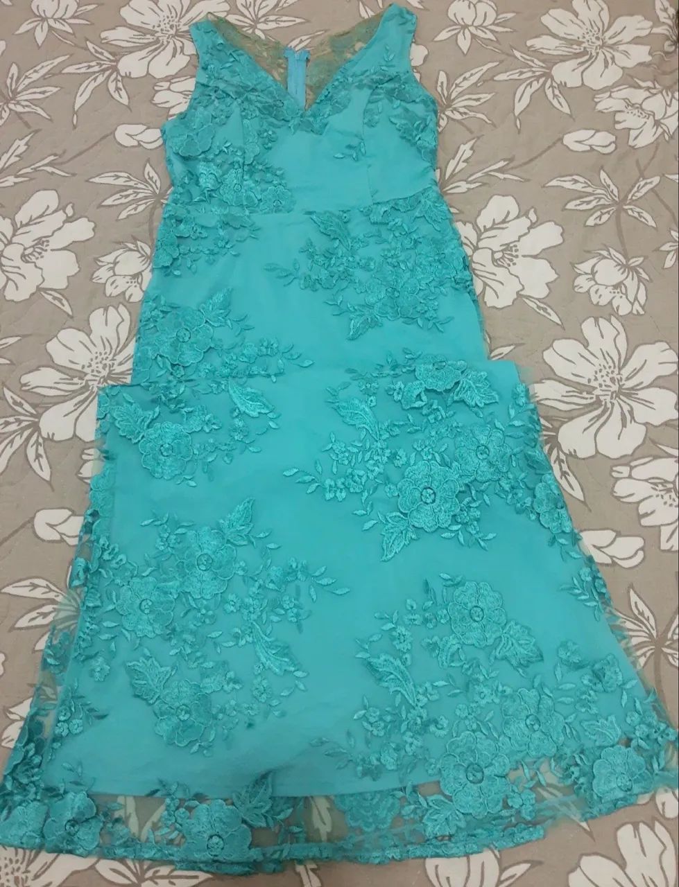 Vestido longo Tiffany em renda  - Foto 3