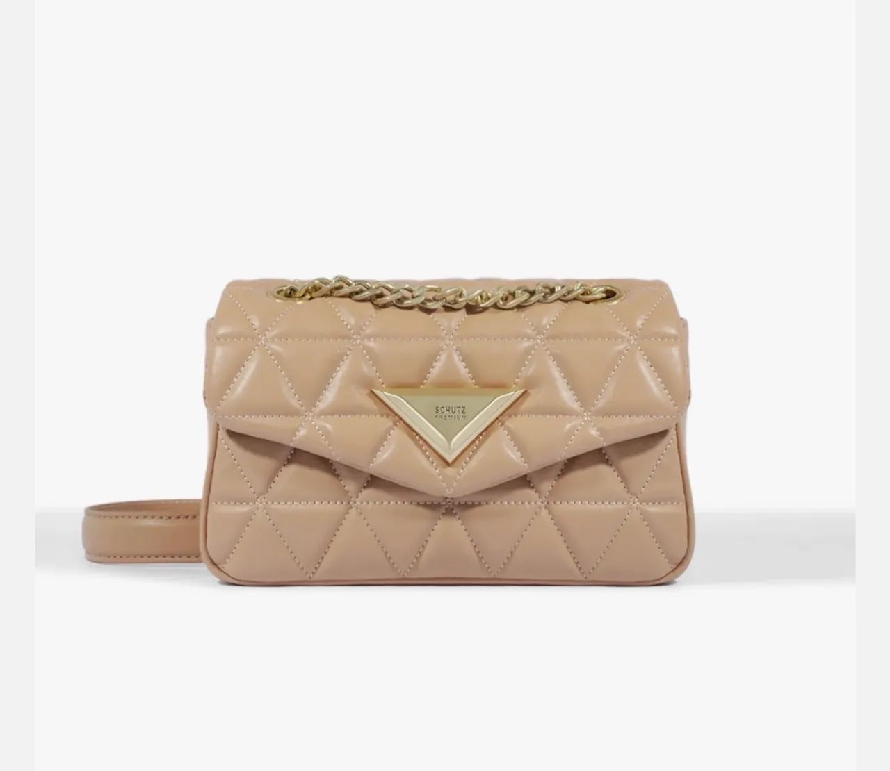 ばやし Bolsa Satchel 944 Media Couro Preta | Schutz