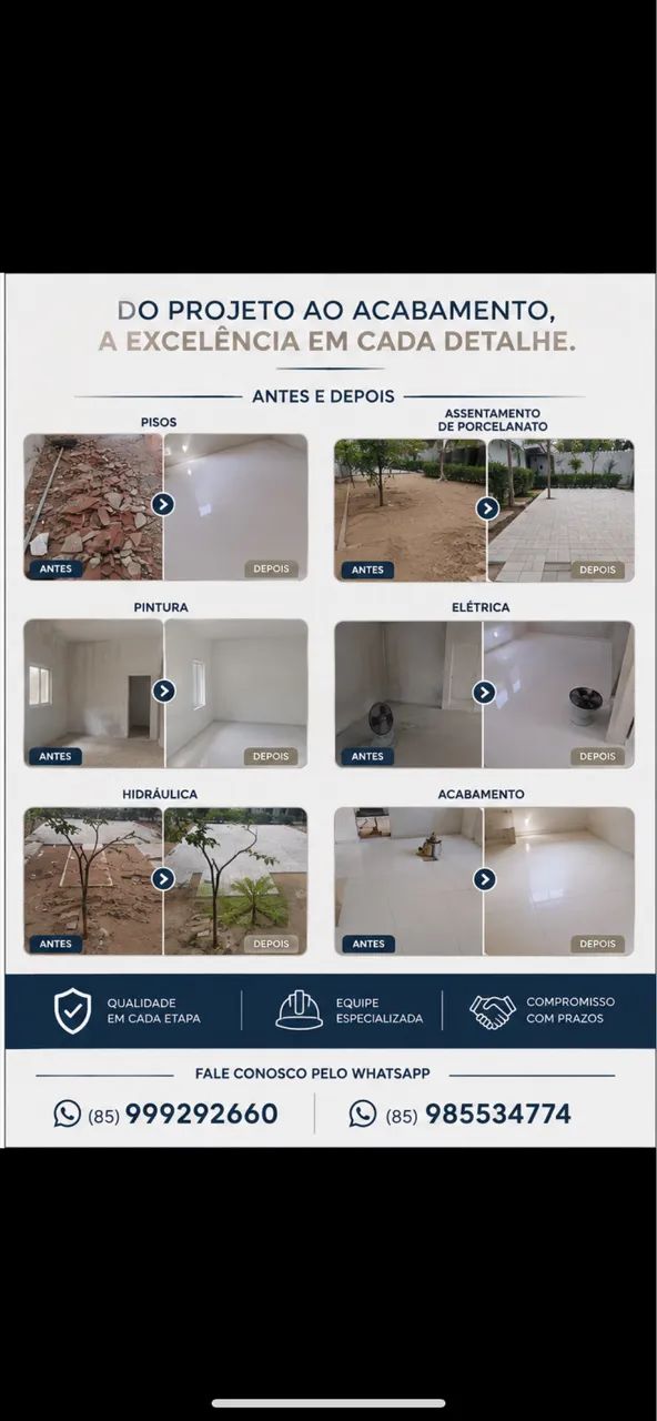 Construção, Reformas e Colocação de Porcelanato - MI Construções (Com ART e NF) - Foto 2