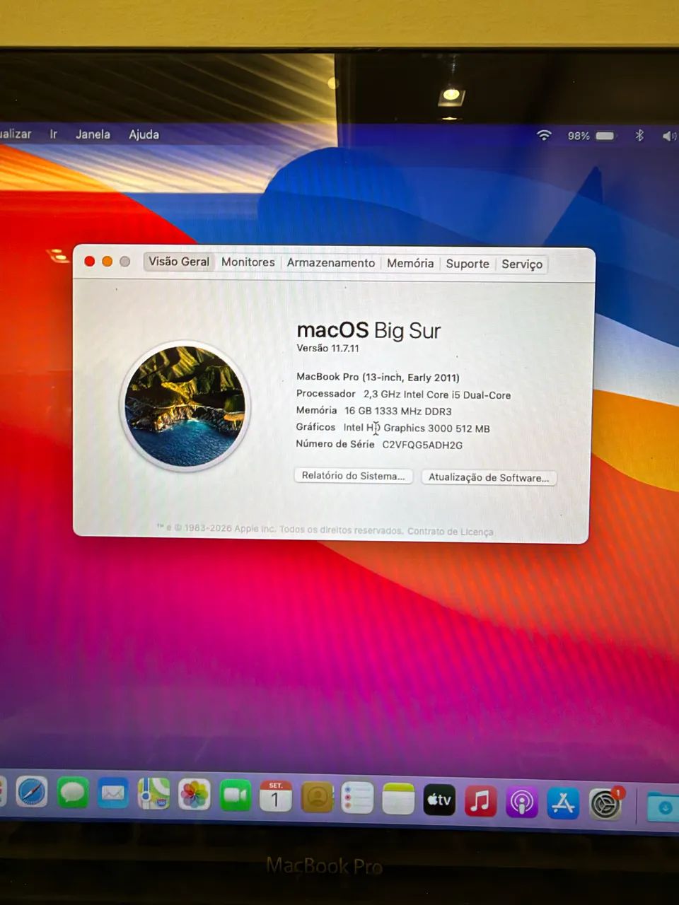 MacBook Pro 2011 16gb de RAM 120 SSD  - Foto 2