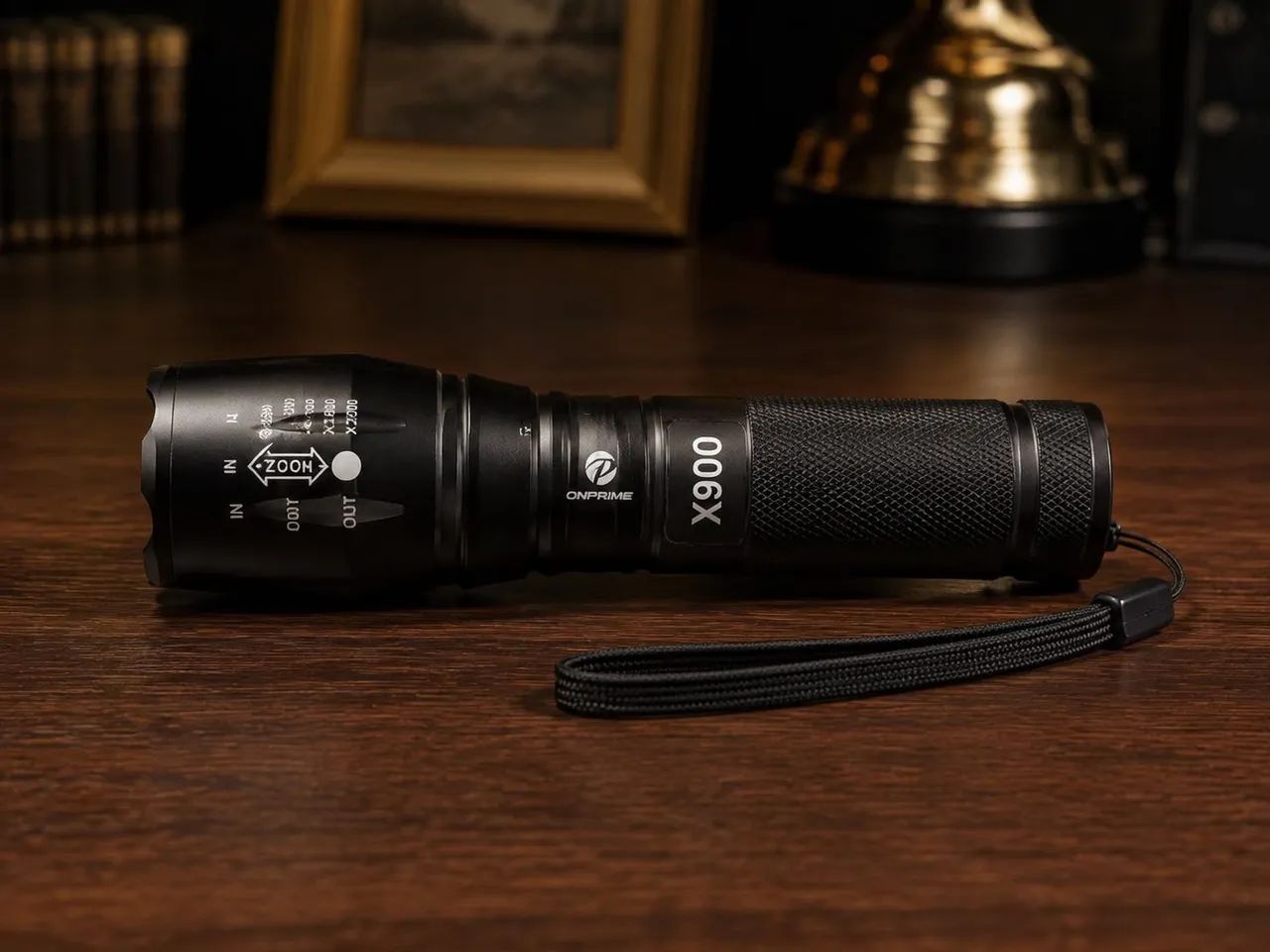 Lanterna Tática X900 Recarregável com Zoom e Kit Completo - Foto 4