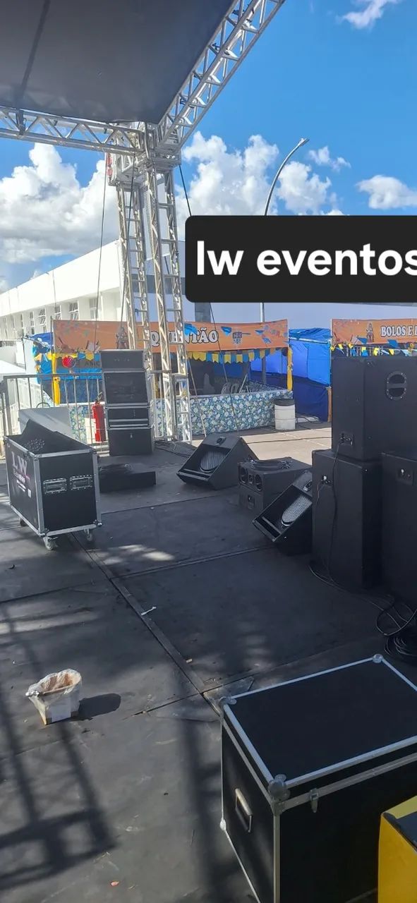 DJ som e iluminação festas eventos