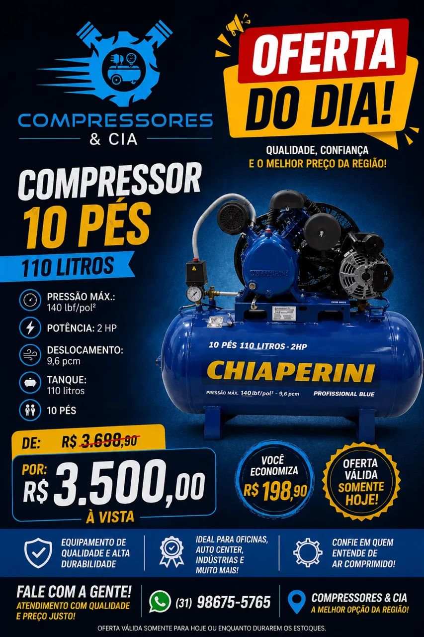 Compressor 10 pés 