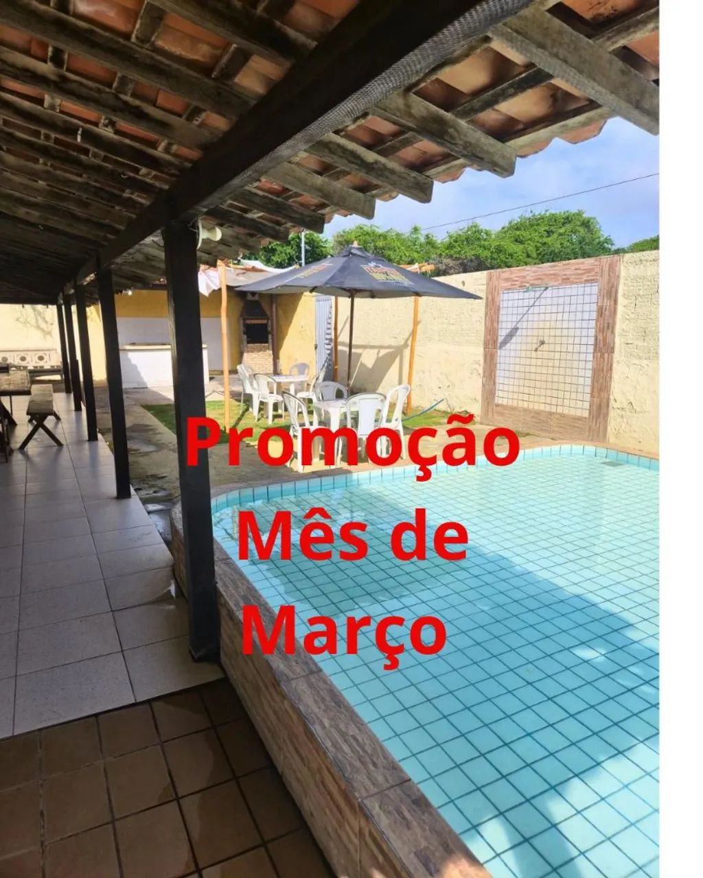 Casa na promoção para baixa temporada e Réveillon 