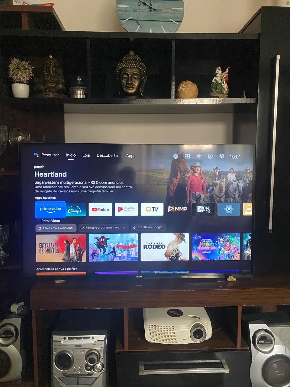 Smart Tv Philips 4k 50? com linhas  - Foto 3
