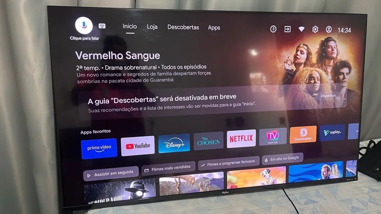 TROCO TV SMART 58P 4K PHILCO - Foto 2