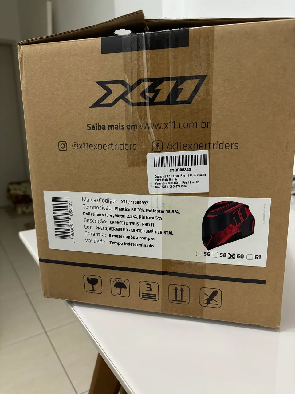 CAPACETE TRUST PRO 11 - Foto 2