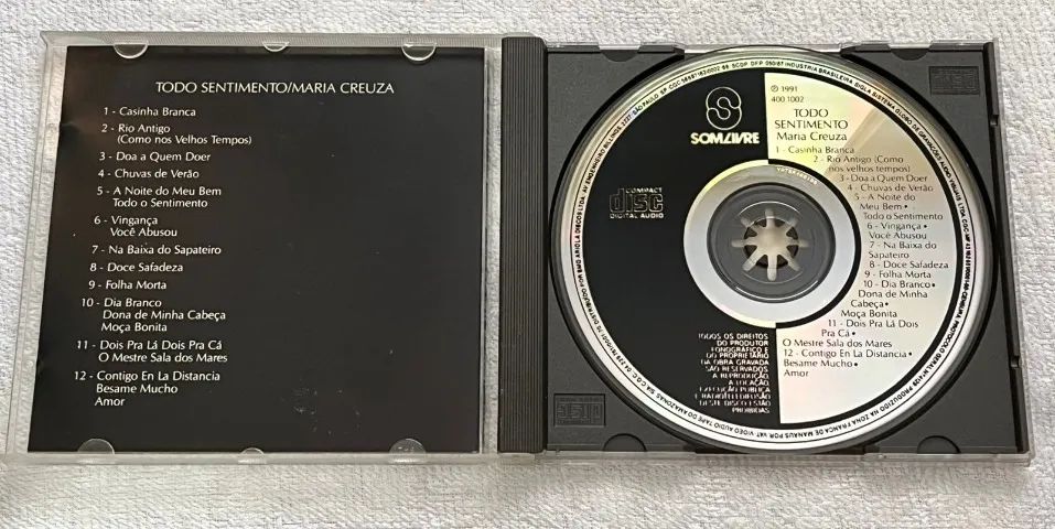 CD Maria Creuza - Todo sentimento - Foto 2