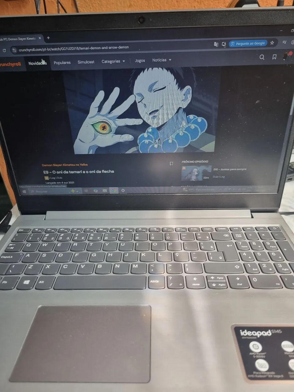 Notebook lenovo ryzen 5